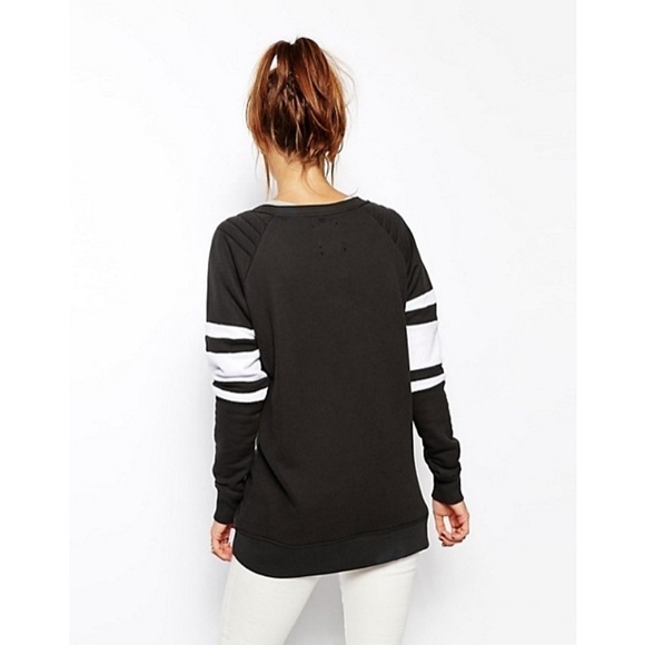 Zoe Karssen Belle Heir Graphic Sweater Black XS MINT - Picture 2 of 7